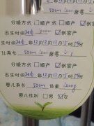 恭喜广州L女士，喜得千金